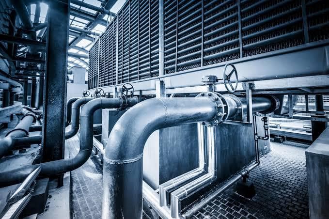Industrial cooling systems and piping at Foreman Industries
